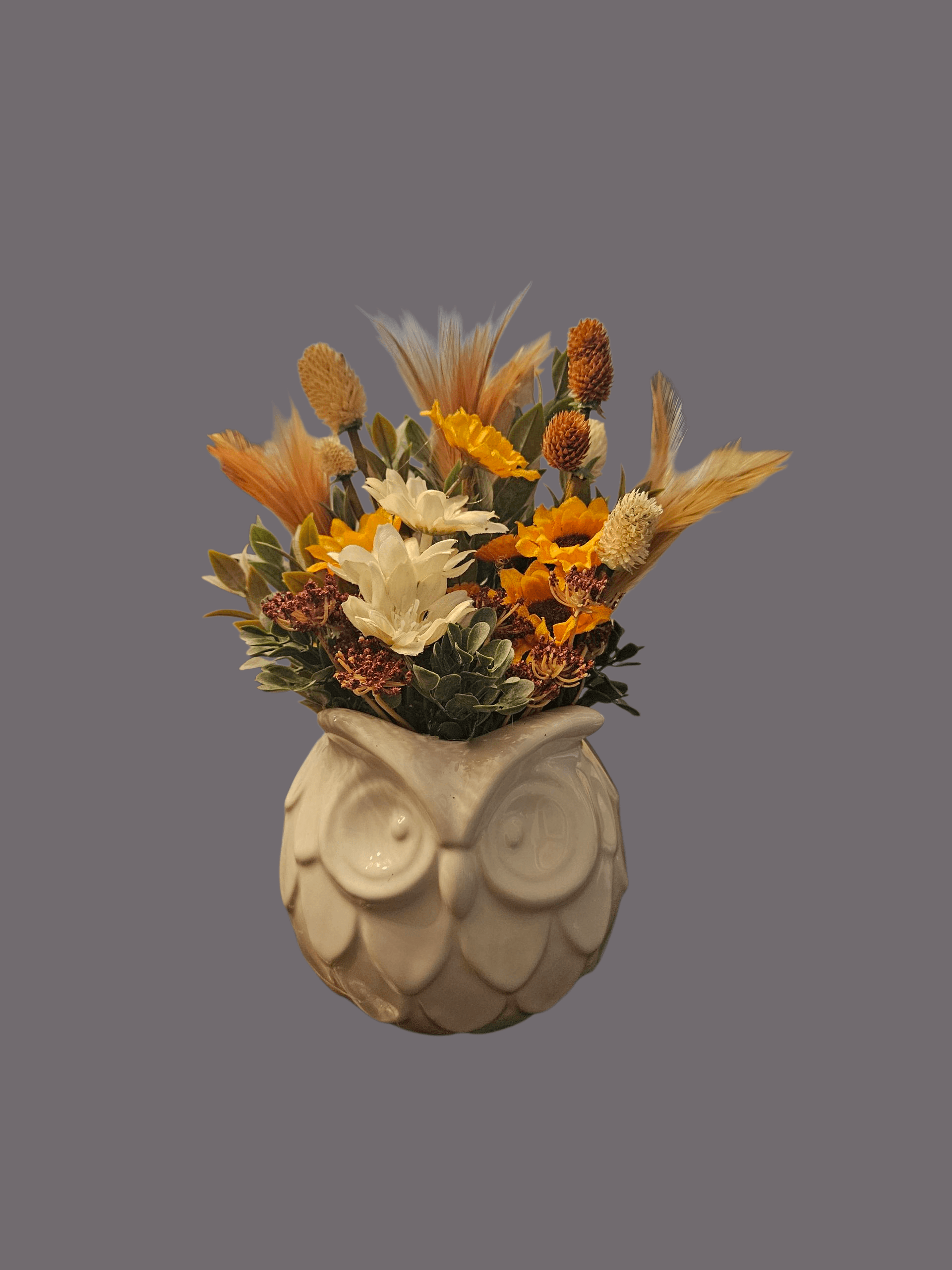 Autumn Owl Arrangement